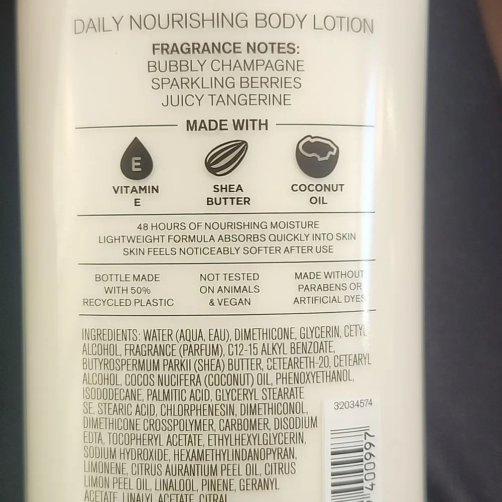 Bath & Body Works Champagne Toast Daily Nourishing Body Lotion, 8 Oz